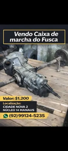Caixa de marcha do Fusca