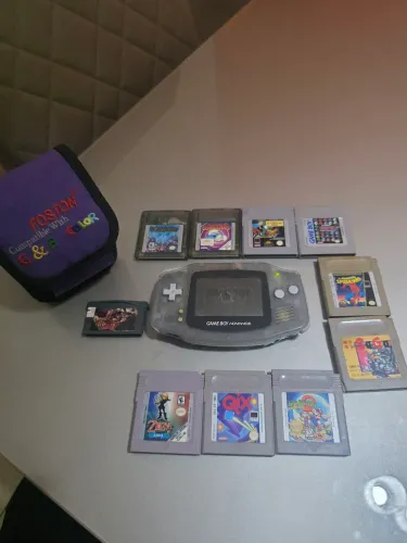 GAME BOY ADVANCED COM JOGOS_CHANCE UNICA PRA SAIR HOJE