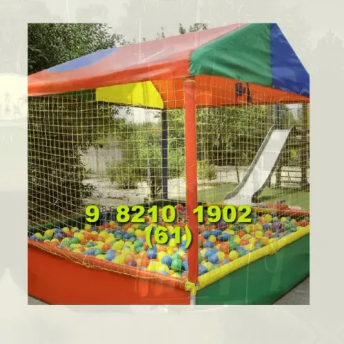 Locação de brinquedos em Águas Claras! pula pula e casinha de bolinhas disponíveis!