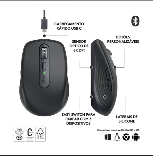 Mouse Logitech MX Anywhere 3s