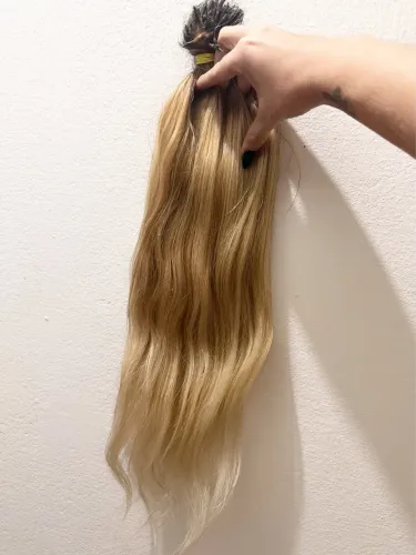 Mega hair brasileiro loiro mel