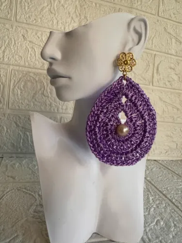 Brinco Gota Lavanda