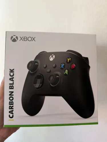 Controle Xbox Carbon Black - Novo na Caixa