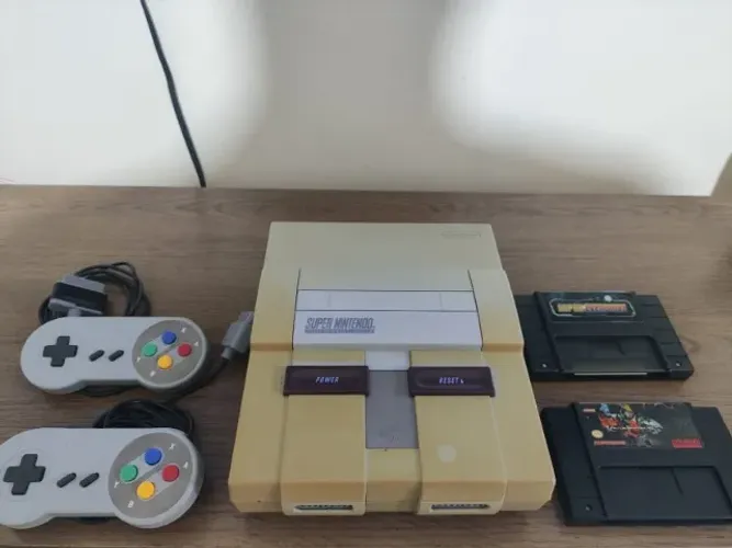 SUPER NINTENDO + EVERDRIVE (~1000 JOGOS) - TUDO FUNCIONANDO