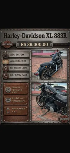 HD 883 - perfeita. de 39.000, por 37.000