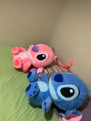 Urso Stitch Rosa e Azul