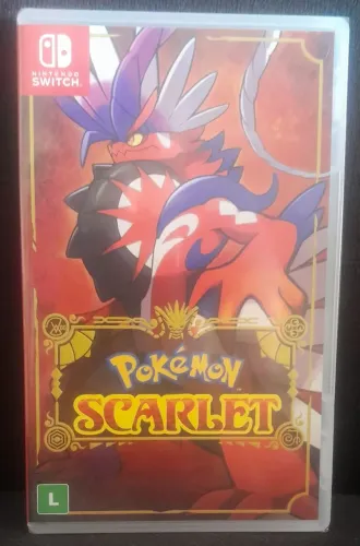 Pokemon Scarlet Nintendo Switch Jogo Físico Novo Lacrado