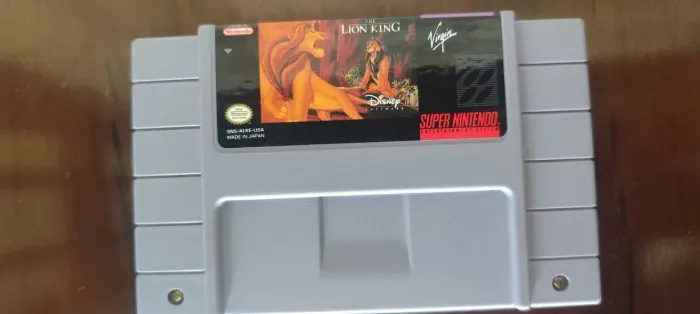 Cartucho Rei Leão SNES