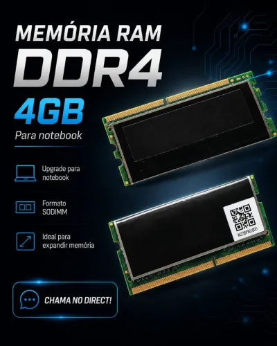 memória ram DDR4 4GB