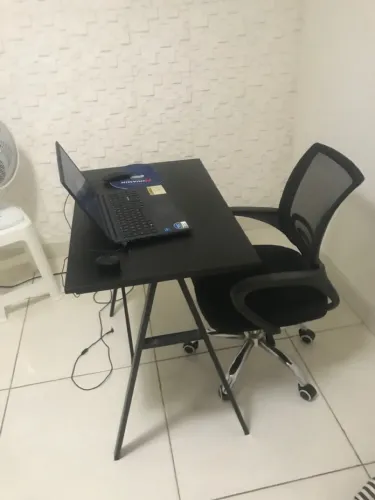 CONJUNTO MESA + CADEIRA PARA ESCRITÓRIO/HOME OFFICE