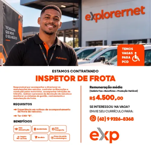 INSPETOR DE FROTA- ANÁPOLIS GO
