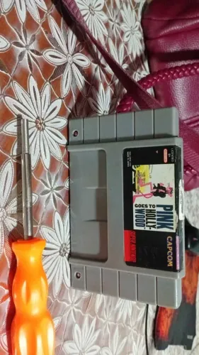 Cartucho Super Nintendo Pink goes to Hollywood