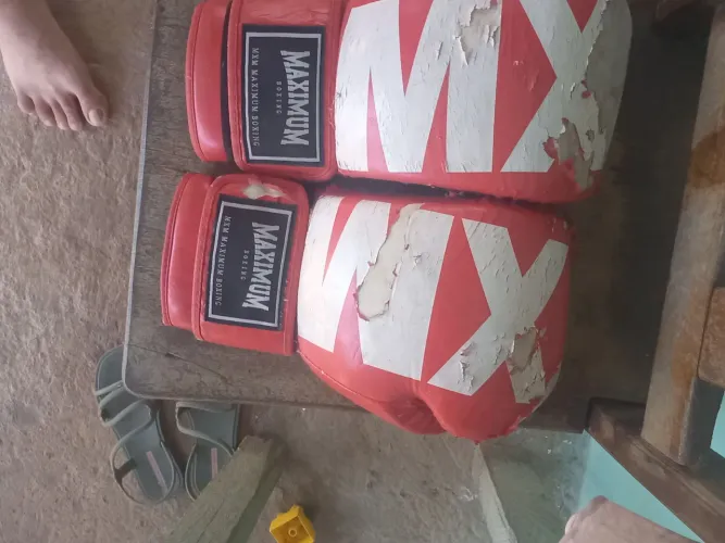 Luvas de Boxe e Muay Thai usadas.