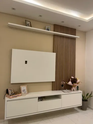 Estante projetada para sala
