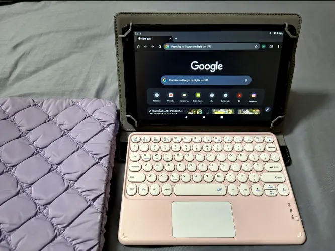 Tablet Positivo Q10 - 64GB + Capa + Teclado e Case 
