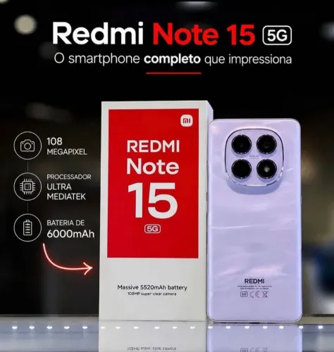 Redmi Note 15 5G Lançamento Global 