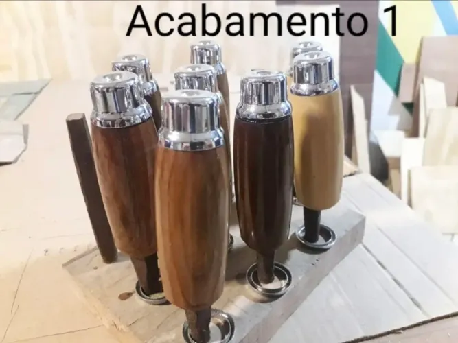 Punhos em madeira para Bicicletas Antigas