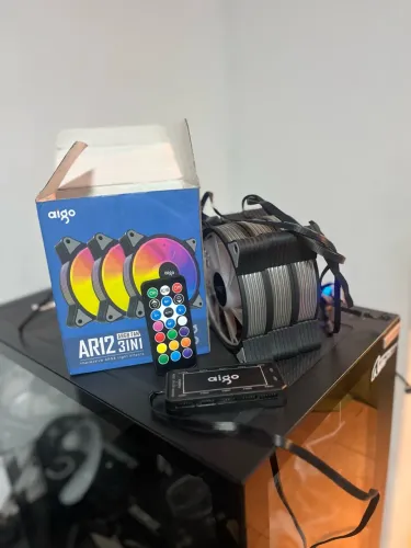 Fans ARGB aigo + controladora
