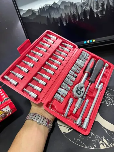 KIT DE FERRAMENTAS COM 46 PEÇAS