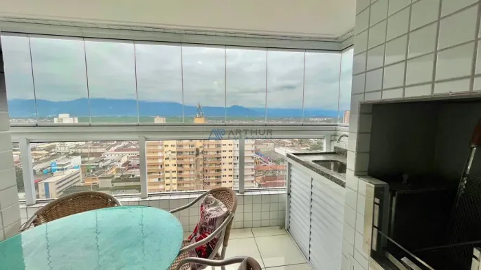 Apartamento mobiliado à venda na Vila Tupi em Praia Grande a 300 metros da Praia
