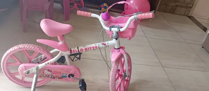 Bicicleta infantil menina 