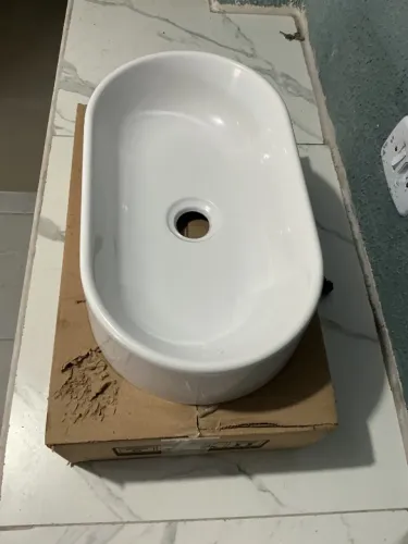 Vaso acoplado e cuba de pia de sobrepor ítens novos