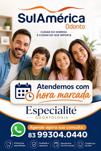 Dentista Sul América Odonto em João Pessoa com hora marcada 
