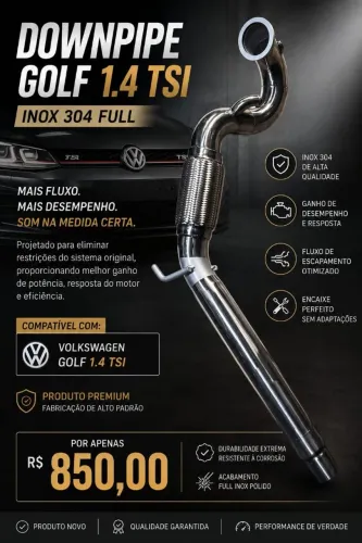 Downpipe Golf 1.4 TSI