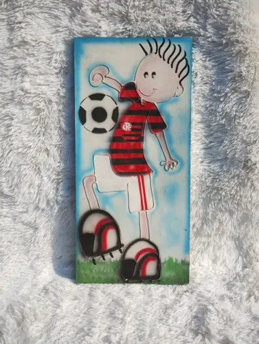 Quadro infantil decorativo Flamengo