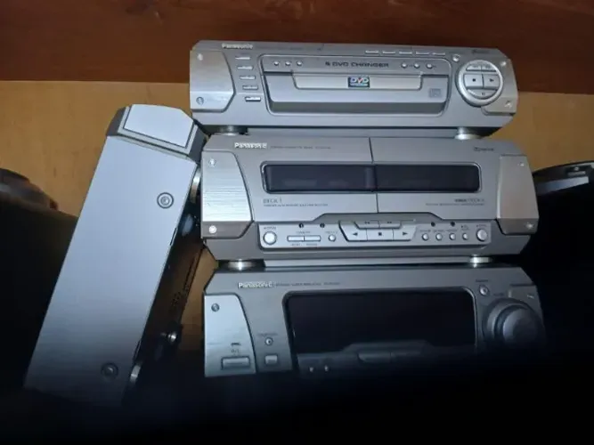 aparelho de som Panasonic SA-DV150 + 2 caixa de som pequena - a vista - pix x entrega