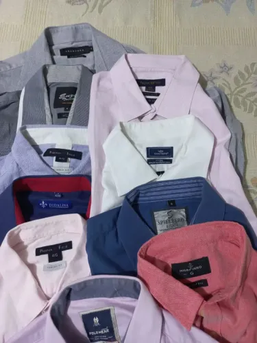 Camisa social masculina tamanho G. 10 peça