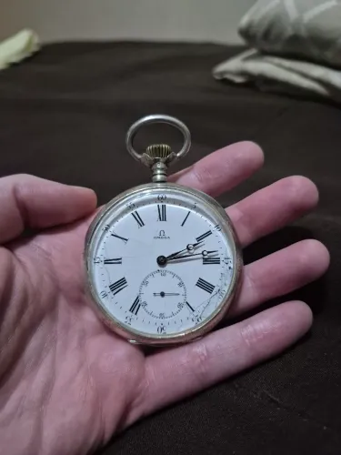 RELÓGIO OMEGA DE PRATA - ITEM DE COLECIONADOR