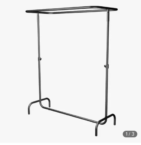 Arara roupa dupla preta 1m50
