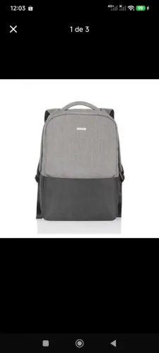 Mochila com entrada usb