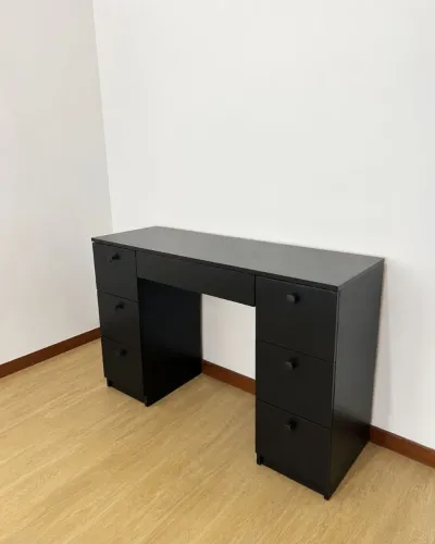 Mesa De Escritório Ditália 7 Gavetas