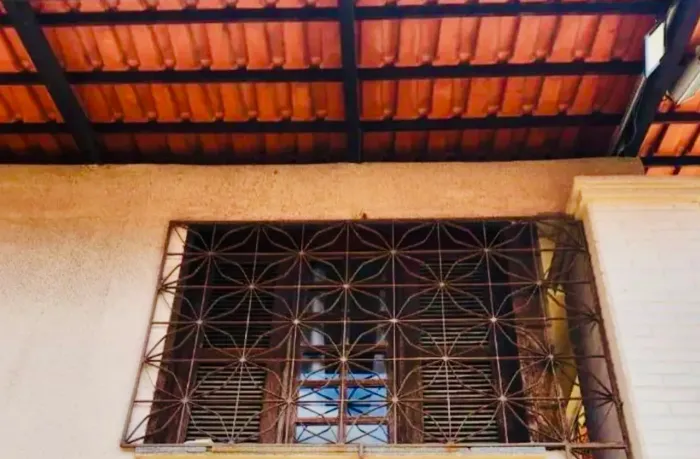 Grade de Janela de ferro maciço