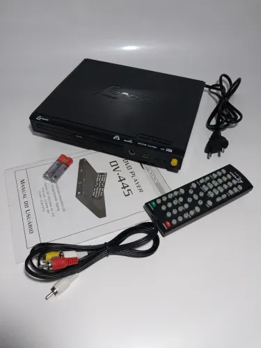 DVD Player Lenoxx DV-445 completo novo