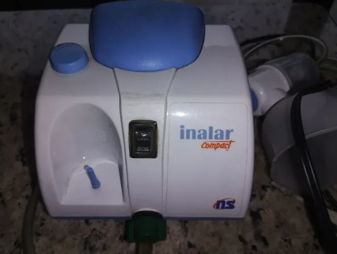 Nebulizador inalador compact com defeito