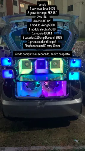 SOM AUTOMOTIVO PARA VENDA 