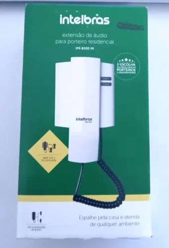 Extensão para o porteiro Intelbras IPR 8000 IN Cor Branco.
