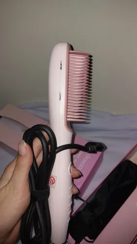 Escova Alisadora Gokoco Ionic Hair - Escova Elétrica para Alisar Cabelos