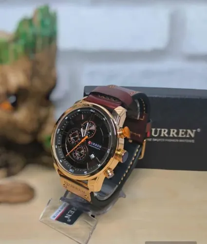 Relógio Curren Cronógrafo Masculino - Elegância e Estilo