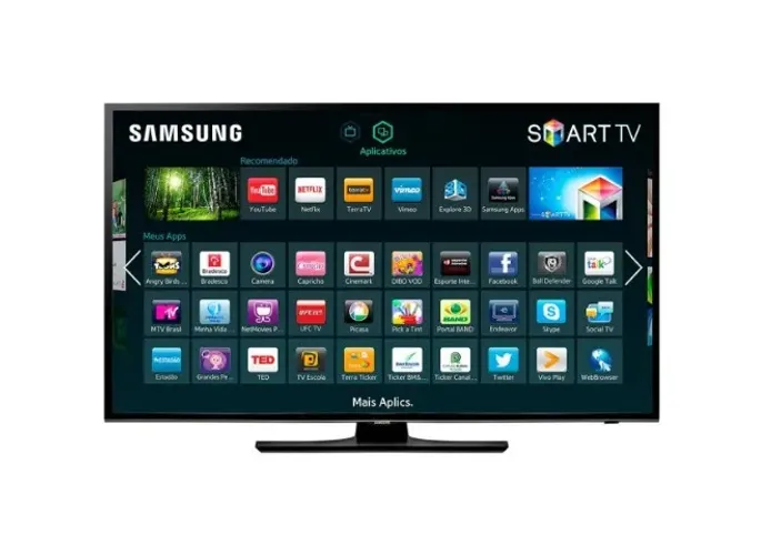 TV LED 40" Samsung Full HD UN40H5103AG - Imagem Impecável (Ideal p/ TV Box e Videogame)