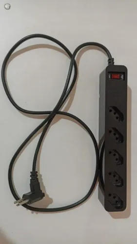 Filtro de linha DPS Clamper iClamper Energia 5 Tomadas Preto