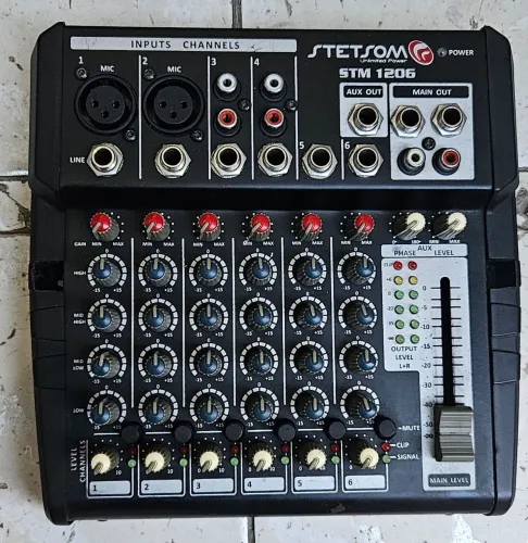 Mesa de som automotivo 7 canais stetsom