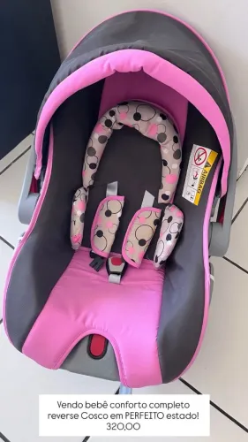 Bebê Conforto - Marca Cosco - Cor Rosa