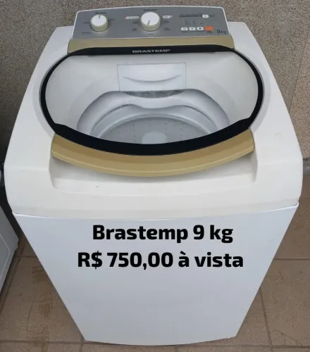 Brastemp 9 kg, com entrega e garantia!