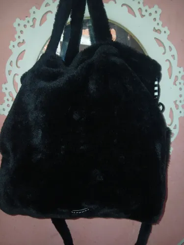 Bolsa pelucia sephora 