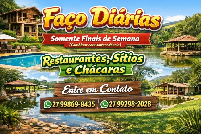 Faço diárias 
