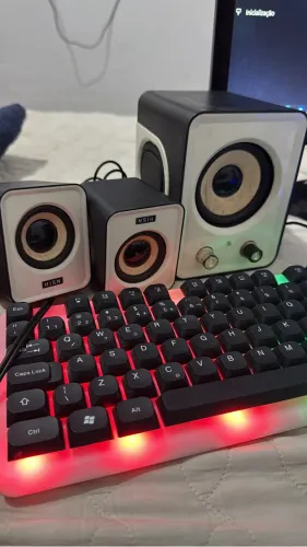 Computador completo + monitor Samsung + acessórios (fonte com defeito)